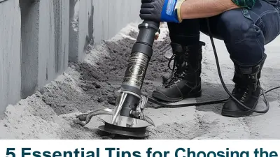 5 Essential Tips for Choosing the Right Cordless Concrete Vibrator to Enhance Your Work Efficiency