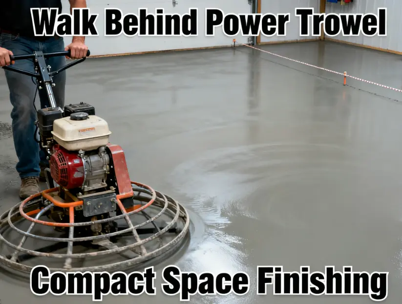 How to Pick a Walk Behind Power Trowel for Small-to-Medium Concrete Jobs