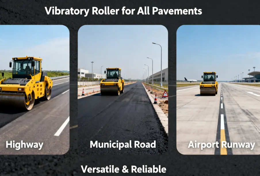 Why Vibratory Rollers Improve Asphalt Density & Longevity