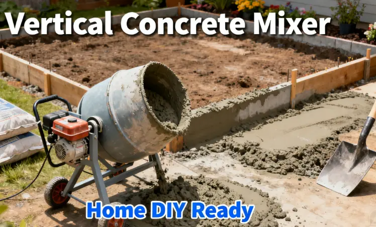 Why Vertical Concrete Mixers Are Ideal for Batch Mixing Small Loads